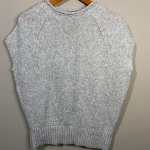 Press Heather Gray‎ Sleeveless Knit Sweater Women's Size Small Office Staple
